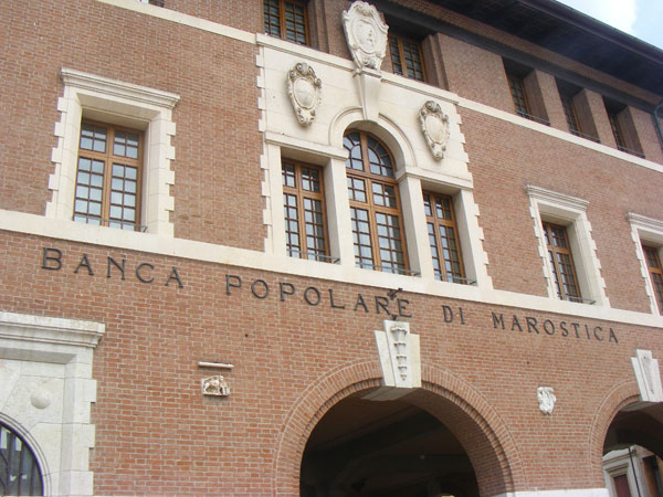 Popolare di Marostica, bilancio in rosso di 42 milioni