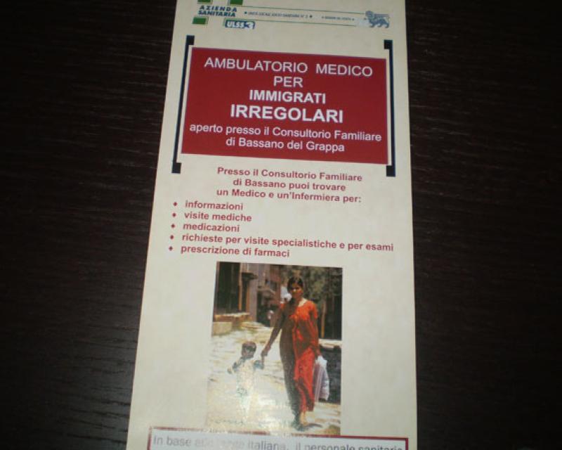 Bassanonet.it L'ambulatorio per clandestini esiste già da un anno e mezzo