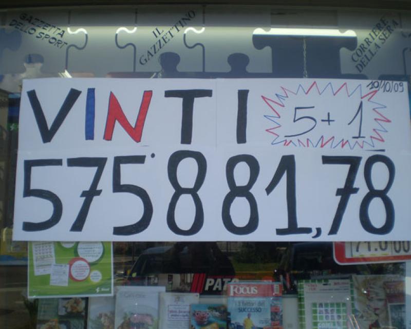 Bassanonet.it Termine di Cassola, vinti 575mila euro al Superenalotto