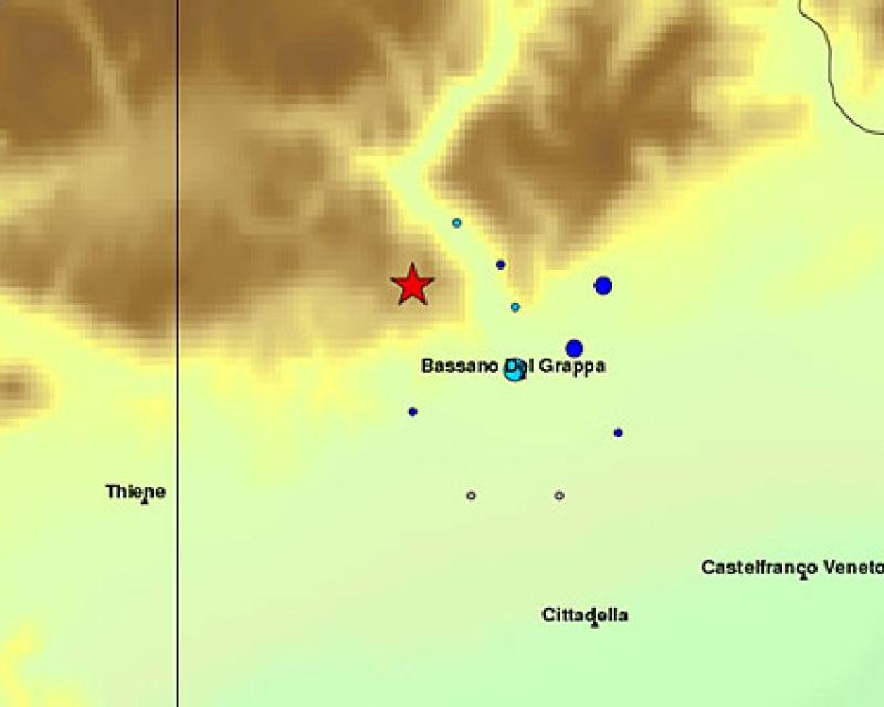 Bassanonet.it Scossa di terremoto nel Bassanese