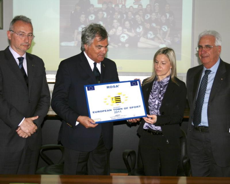 Bassanonet.it Rosà è ufficialmente candidata al titolo città europea dello sport