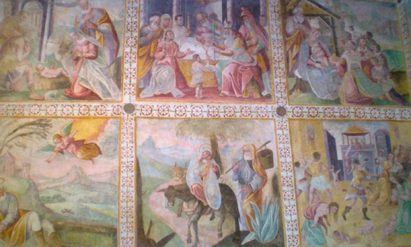 Bassanonet.it - Specchia Gallone, affreschi della Chiesa di S.Anna