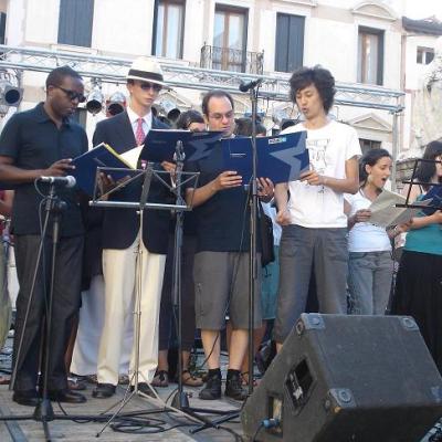 Bassanonet.it Summer Jazz Workshop, allievi in Piazza