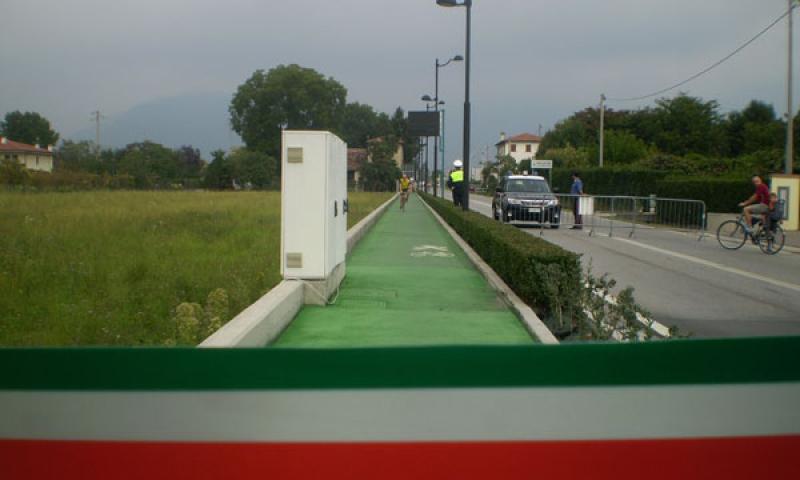 Bassanonet.it - La pista ciclabile di Via Nardi a Romano