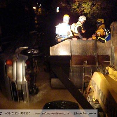 Bassanonet.it Cronaca di soccorso dall'inferno d'acqua di Cresole