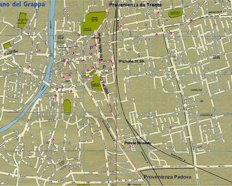 Bassanonet.it Via Fogazzaro, Via Zanella, Via Leopardi