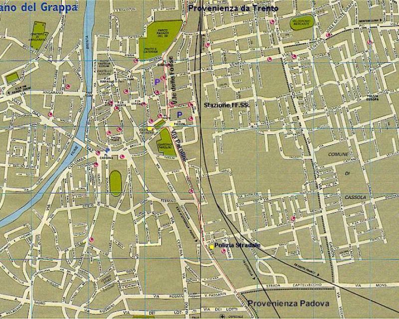 Bassanonet.it Via Fogazzaro, Via Zanella, Via Leopardi