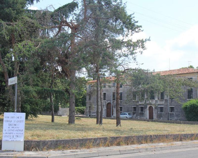 Bassanonet.it Il cemento di fronte alla villa