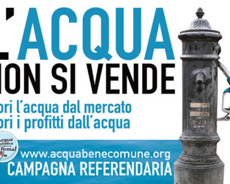 Bassanonet.it La RAI “censura” il referendum sull'acqua