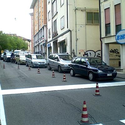 Bassanonet.it Rifanno le strisce: viale delle Fosse e salita Brocchi in tilt