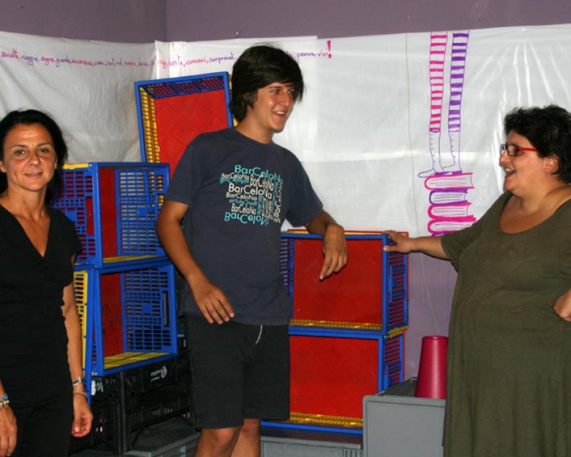 Bassanonet.it Man and women at work al Piccolo Festival