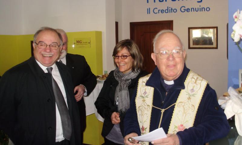 Bassanonet.it - L'AD Becherini, il sindaco Pasinato e don Paolo Dalla Rosa