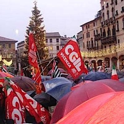Bassanonet.it Sciopero sotto la pioggia