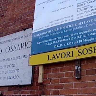 Bassanonet.it Smantellato il cantiere del Tempio Ossario