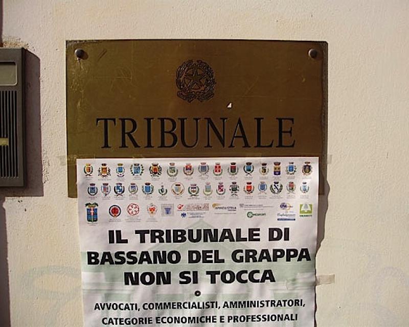 Bassanonet.it Tribunale, scende in campo la Regione