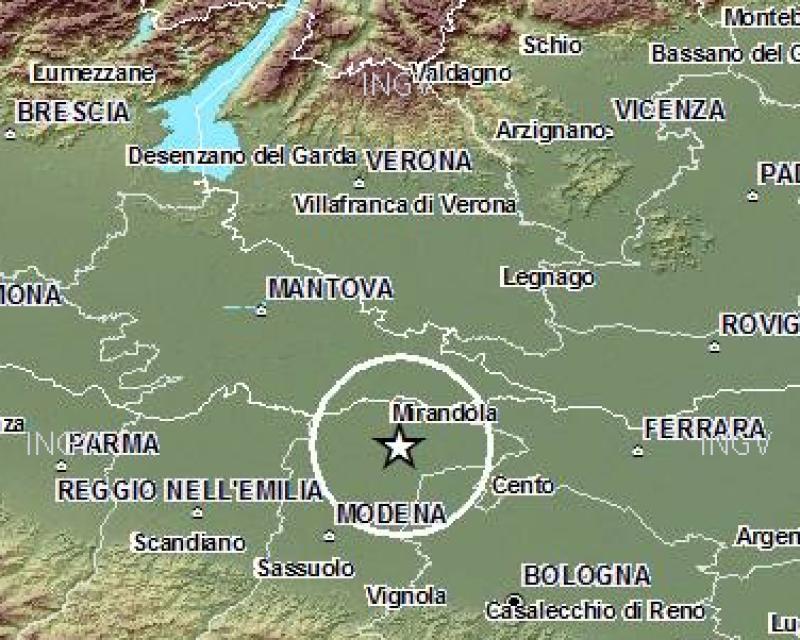 Bassanonet.it Nuova forte scossa di terremoto tra Emilia e Veneto