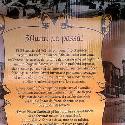 Bassanonet.it La poesia di addio al centro storico di “Lino timbro”