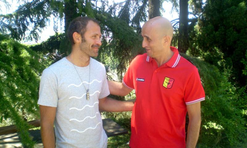 Bassanonet.it - Il presidente Rosso con mister Rastelli