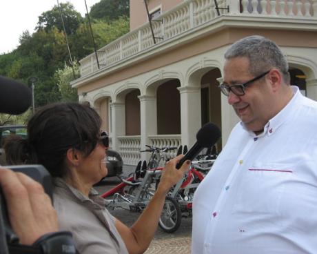 Bassanonet.it Turismo in bici, il TG 1 a Bassano