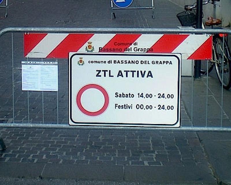 Bassanonet.it ZTL in via Angarano