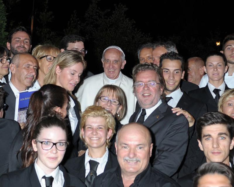 Bassanonet.it A cena con Francesco