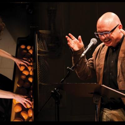 Bassanonet.it Tiziano Scarpa e Debora Petrina al Castello degli Ezzelini