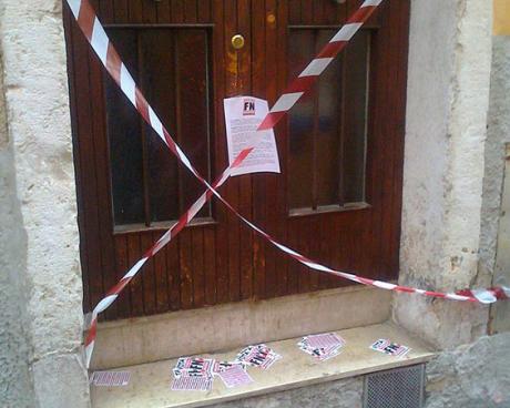 Bassanonet.it Blitz di Forza Nuova contro le sedi del Pd e del Pdl di Bassano