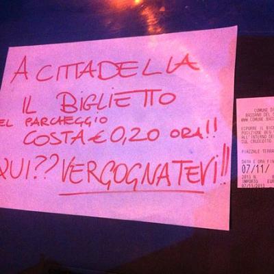 Bassanonet.it Parcheggio con protesta