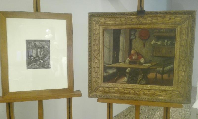 Bassanonet.it - L'incisione di Albrecht Dürer e il dipinto di Lorenzo Lotto (foto Alessandro Tich)