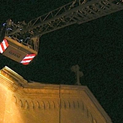 Bassanonet.it Crolla un pezzo del cornicione di San Bonaventura