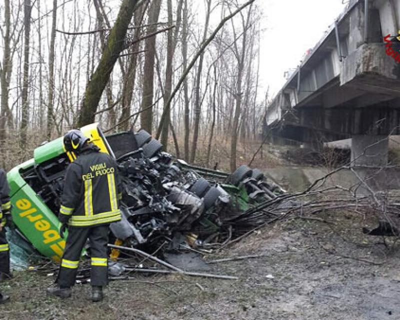 Bassanonet.it Precipita dal viadotto, miracolato