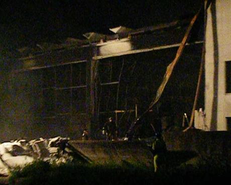 Bassanonet.it Cittadella. Rogo devastante, rientra l'allarme nube tossica