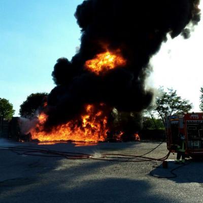 Bassanonet.it Rogo nel camion a Rossano Veneto