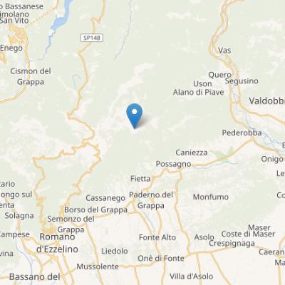 Bassanonet.it Terremoto sotto il Grappa, paura nel Bassanese