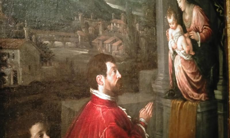 Bassanonet.it - Leandro Da Ponte, Omaggio di un podestà bassanese alla Vergine (particolare)