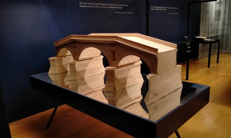 Bassanonet.it - Modello del ponte palladiano di Bassano in pietra