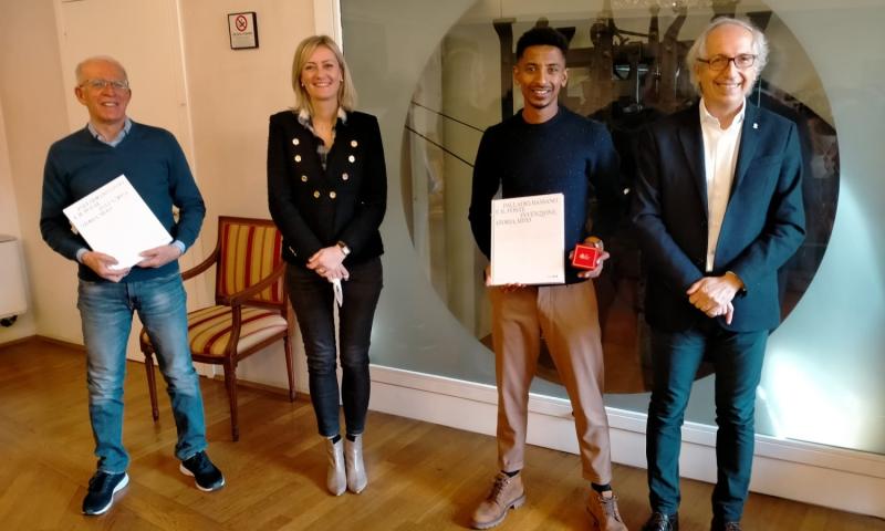 Bassanonet.it - Vittorio Fasolo, Elena pavan, Eyob Faniel e Mariano Scotton