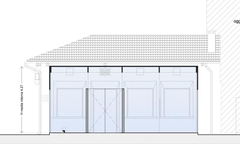 Bassanonet.it - Caffè Italia, ipotesi finale, prospetto ampliamento lato nord