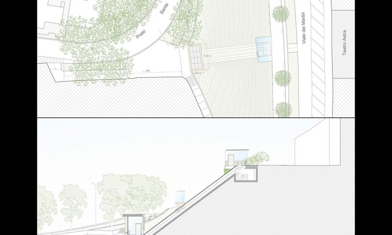 Bassanonet.it - Il punto dell'intervento e prospetto laterale (per gentile concessione: arch. Felics Zanata)