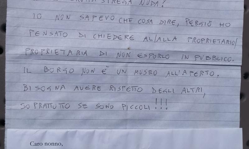 Bassanonet.it - Il messaggio del nonno e la replica della pittrice 