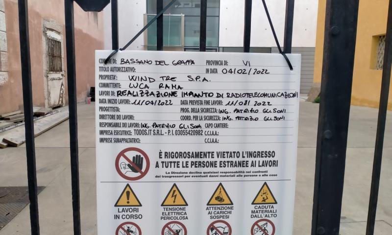 Bassanonet.it - Il cartello di cantiere