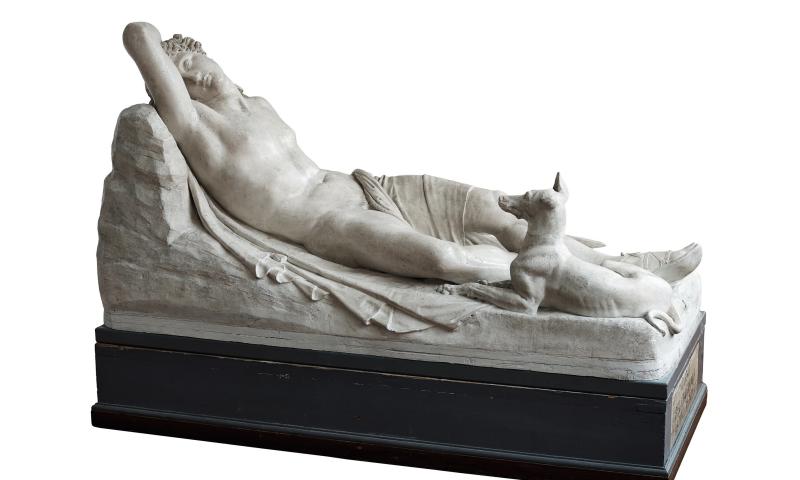 Bassanonet.it - Antonio Canova, Endimione dormiente, gesso e base in legno, Ravenna, Accademia di Belle Arti