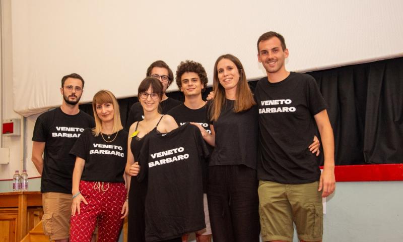 Bassanonet.it - Gli organizzatori con le ragazze del gruppo Running Ecology (foto: Antonio Smaniotto)