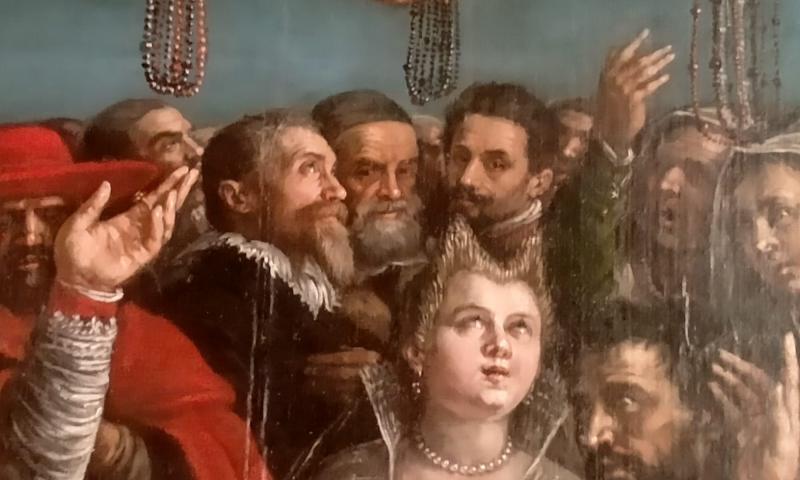 Bassanonet.it - Selfie di famiglia: dettaglio sui ritratti di Francesco, Jacopo e Leandro Bassano