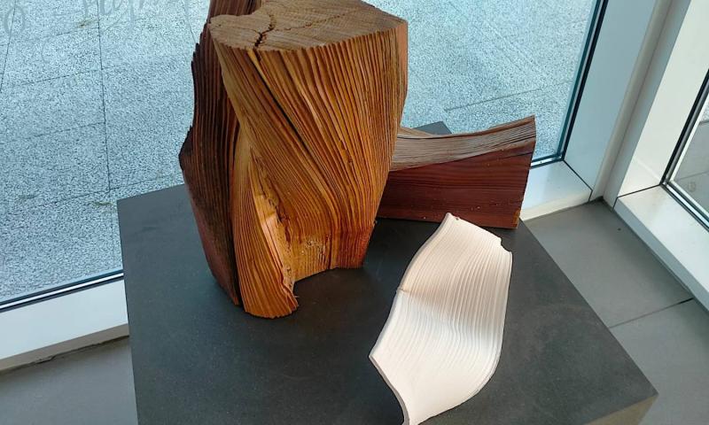 Bassanonet.it - Il ceppo di legno e una sua interpretazione ceramica