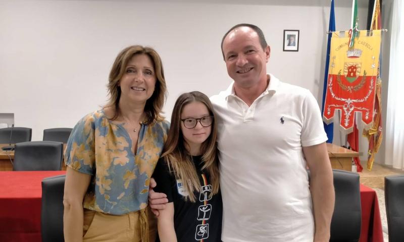 Bassanonet.it - Aurora Zonta con i genitori