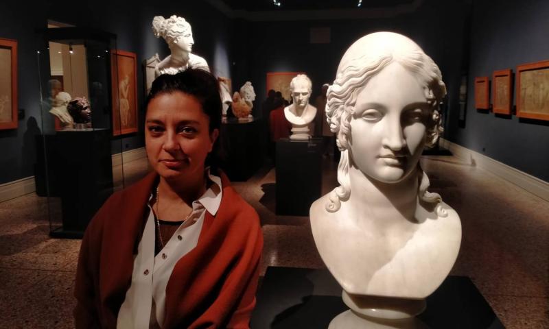 Bassanonet.it - Ilaria Brunelli e la ‘Testa di Elena’ di Antonio Canova