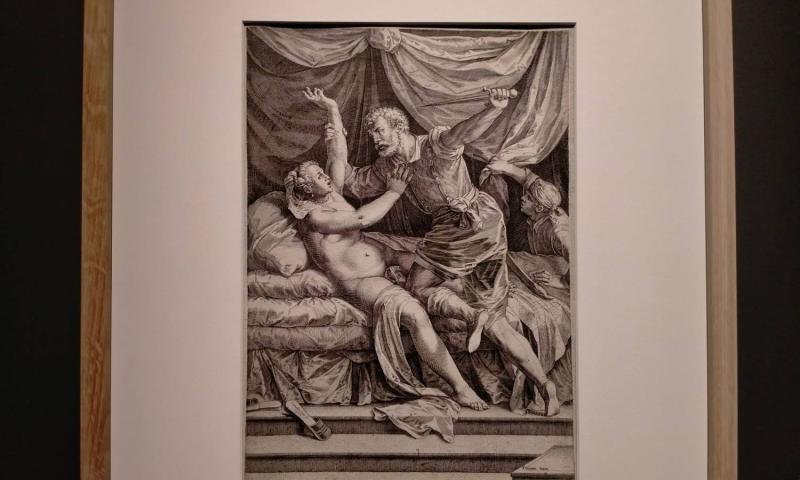 Bassanonet.it - Cornelius Cort da Tiziano, 'Tarquinio e Lucrezia', 1571