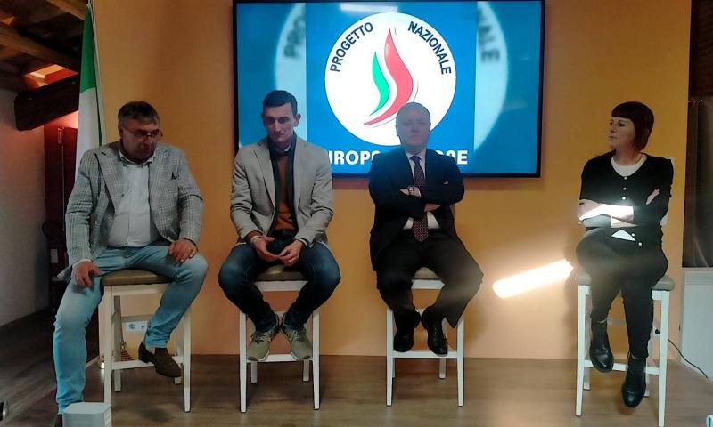 Bassanonet.it - Da sin.: Gianni Rossi, Gianluca Passera, Sergio Berlato, Katy Stoppato