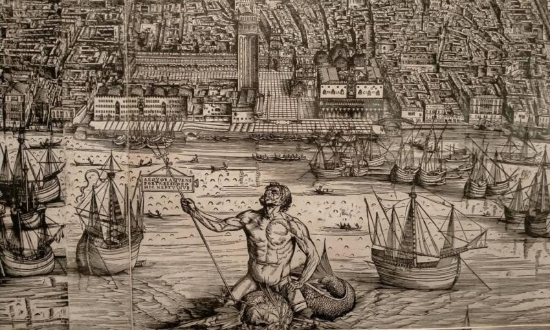 Bassanonet.it - Jacopo de' Barbari, 'Veduta di Venezia', 1500 (dettaglio)